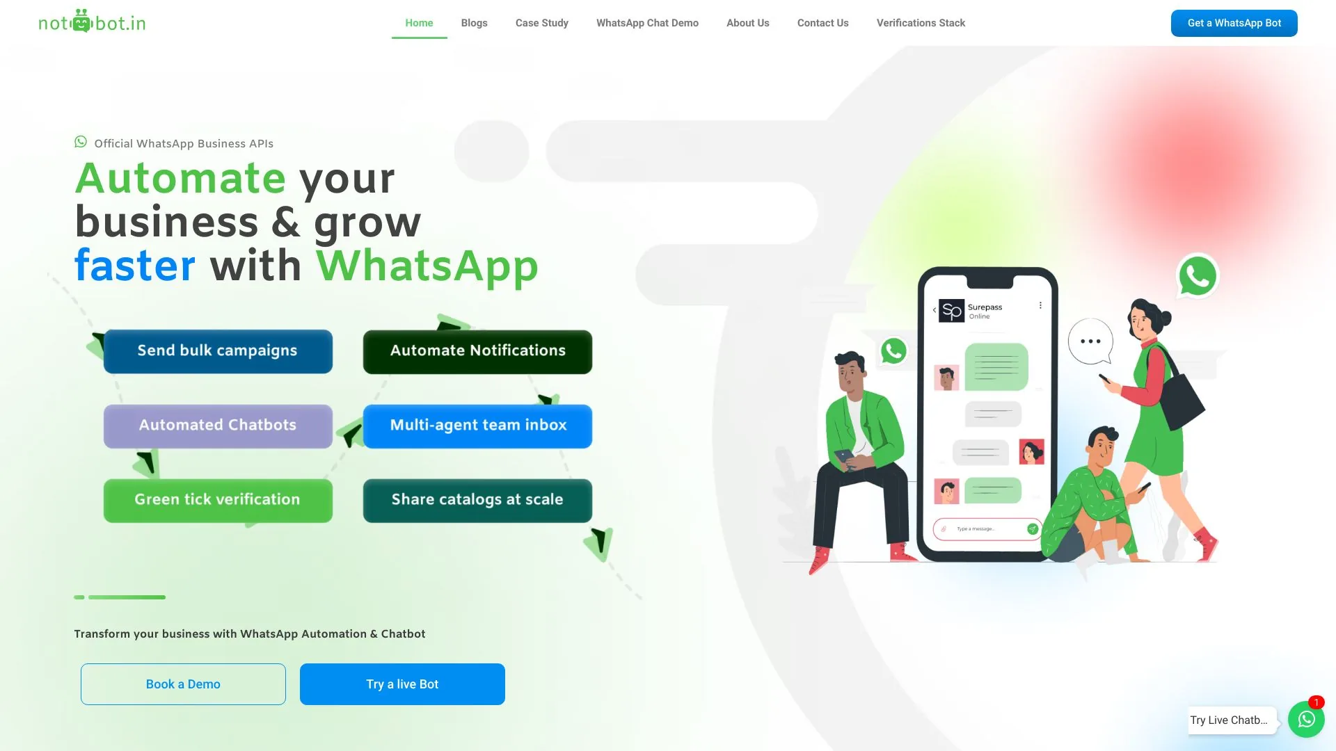 NotBot screenshot