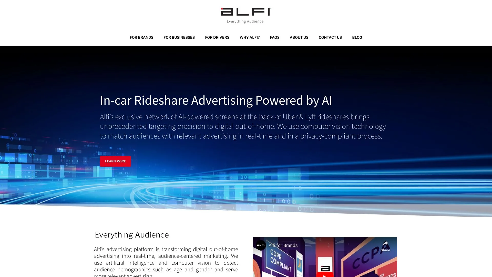 ALFI - Enterprise SaaS Powered by Artificial Intelligence screenshot