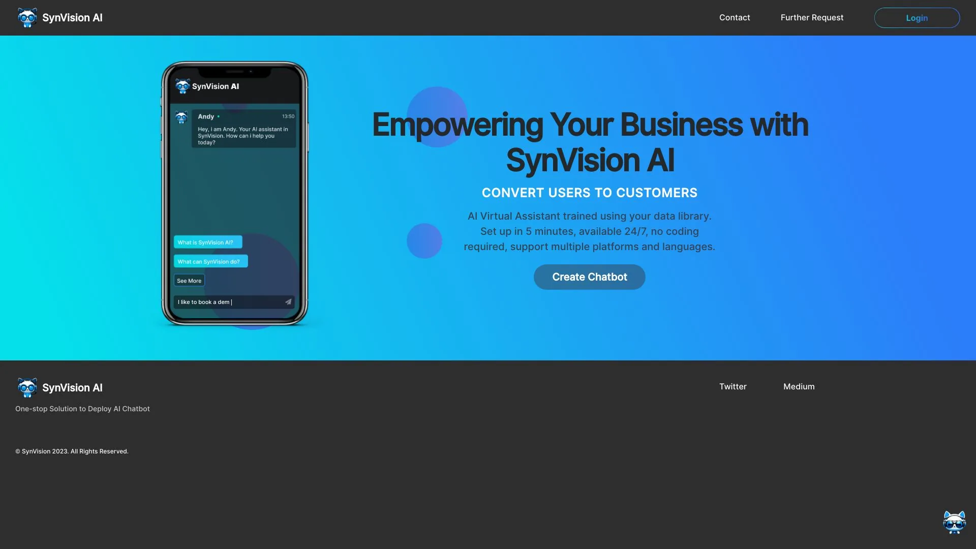 SynVision AI screenshot