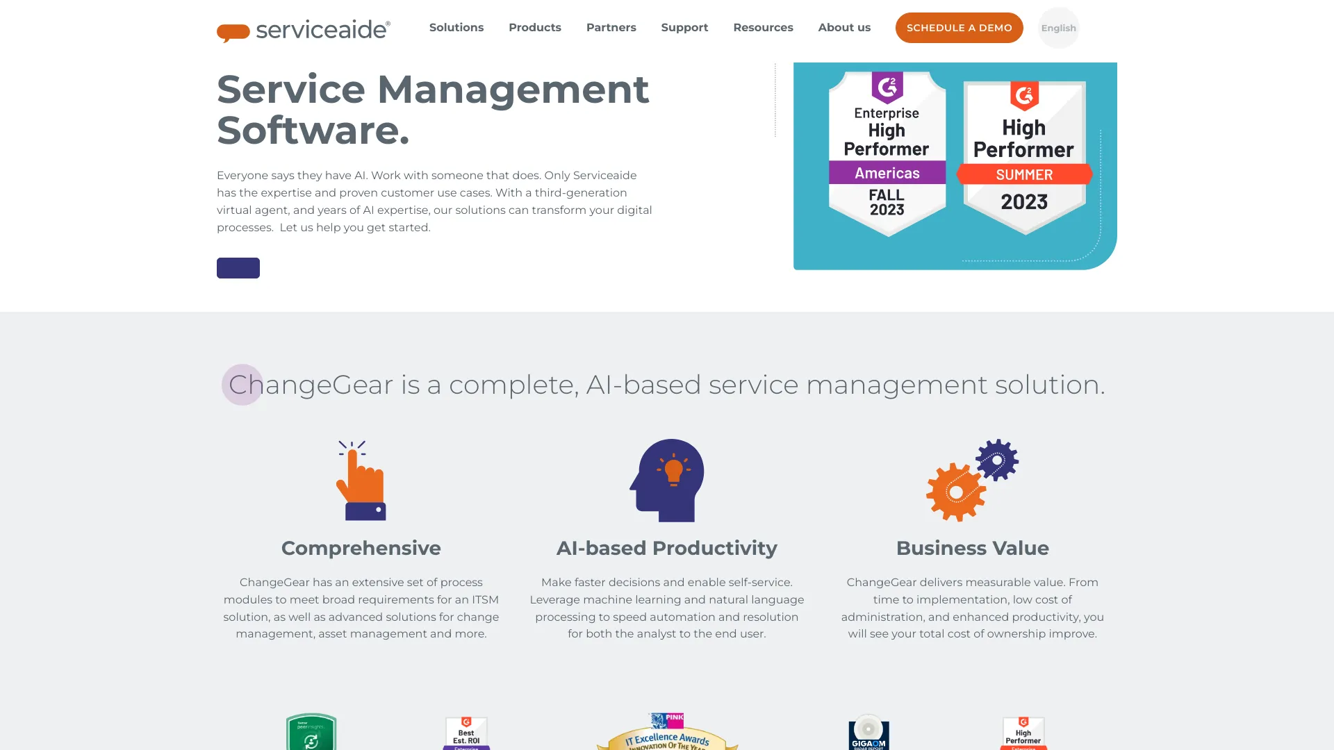 Serviceaide screenshot
