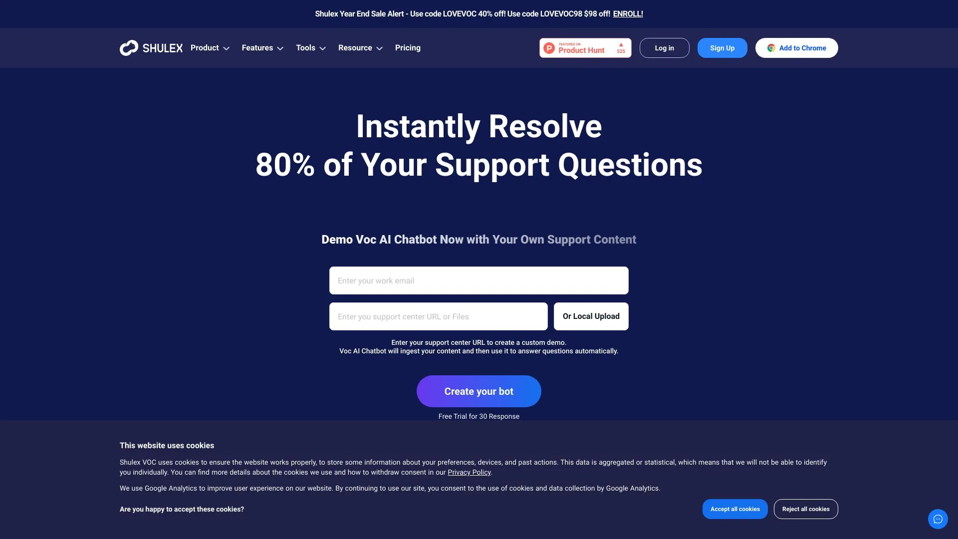 Voc AI Chatbot screenshot