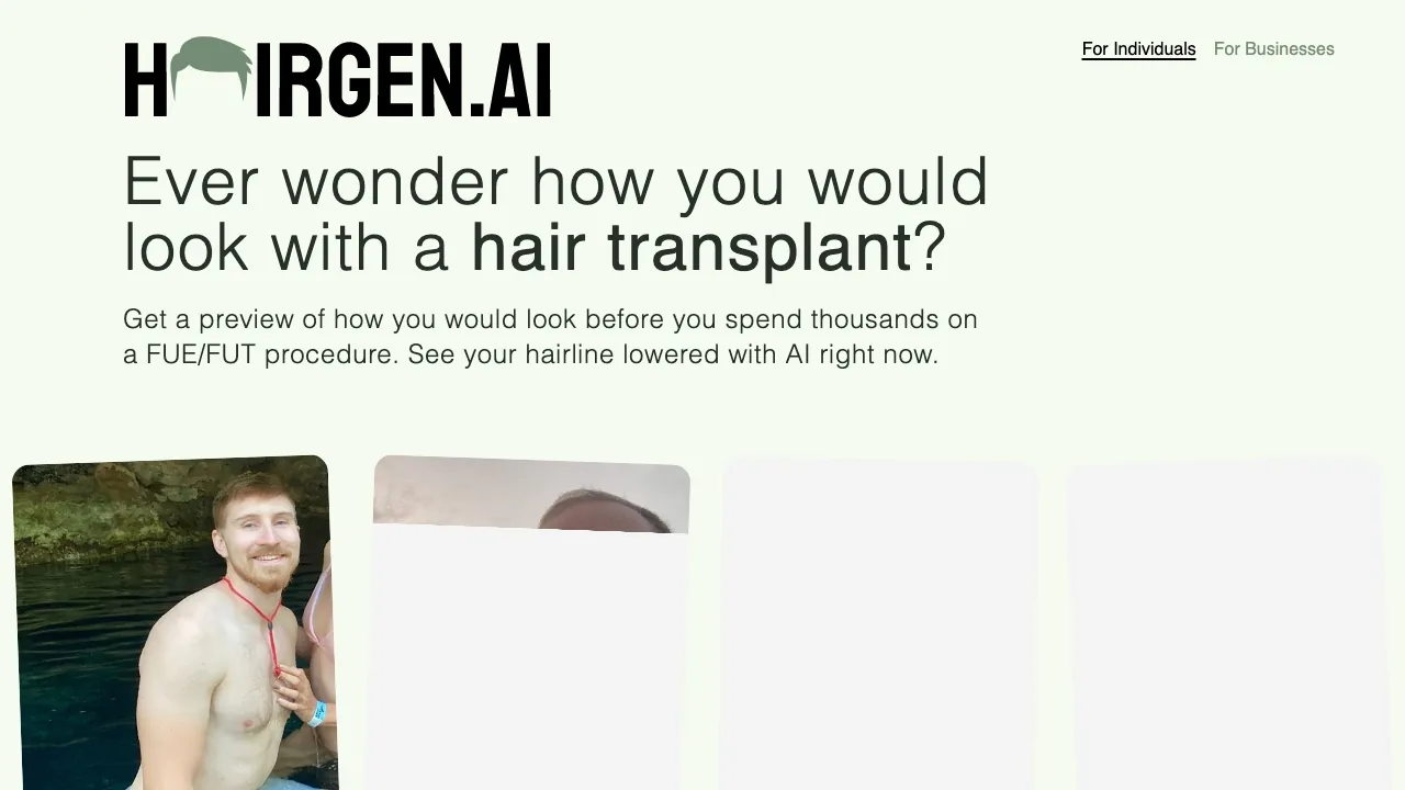 Hairgen.ai screenshot