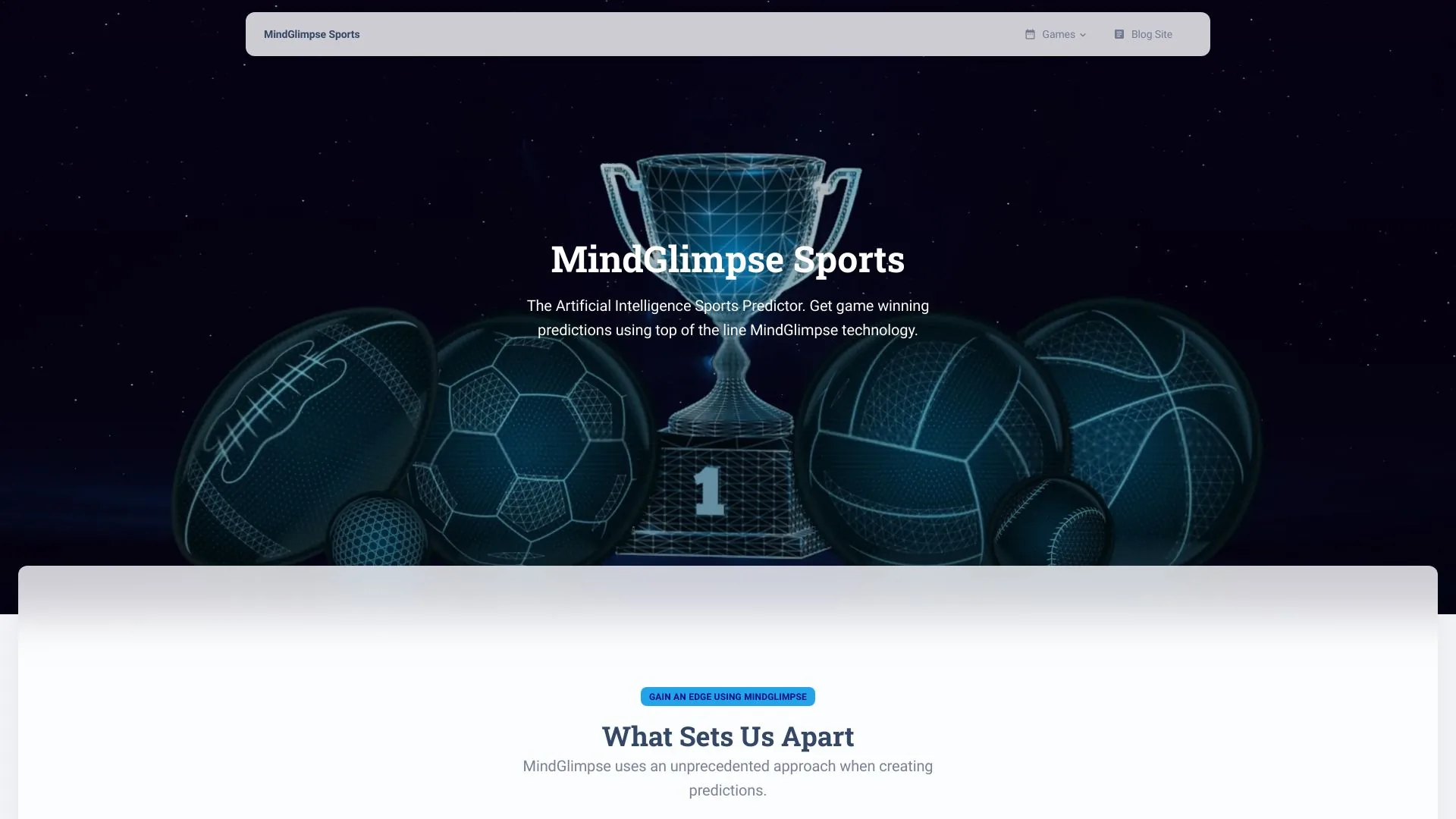 MindGlimpse Sports screenshot