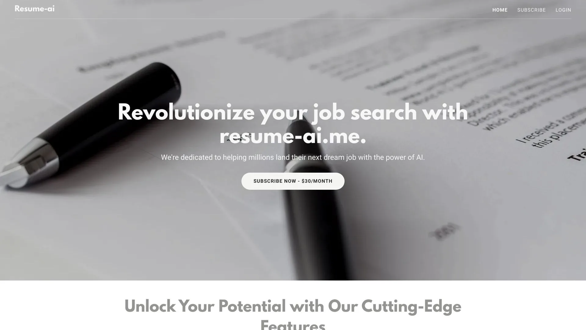 resume-ai screenshot