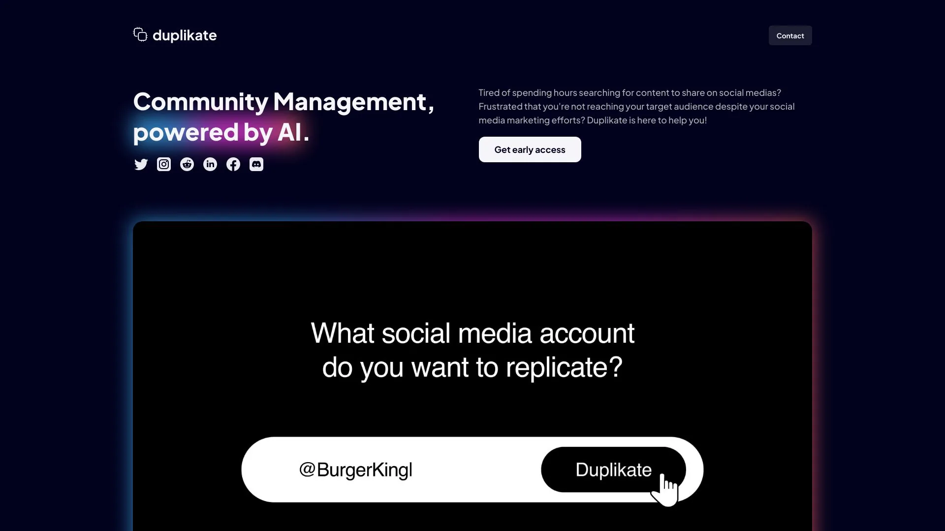 Duplikate - The next generation of community management screenshot
