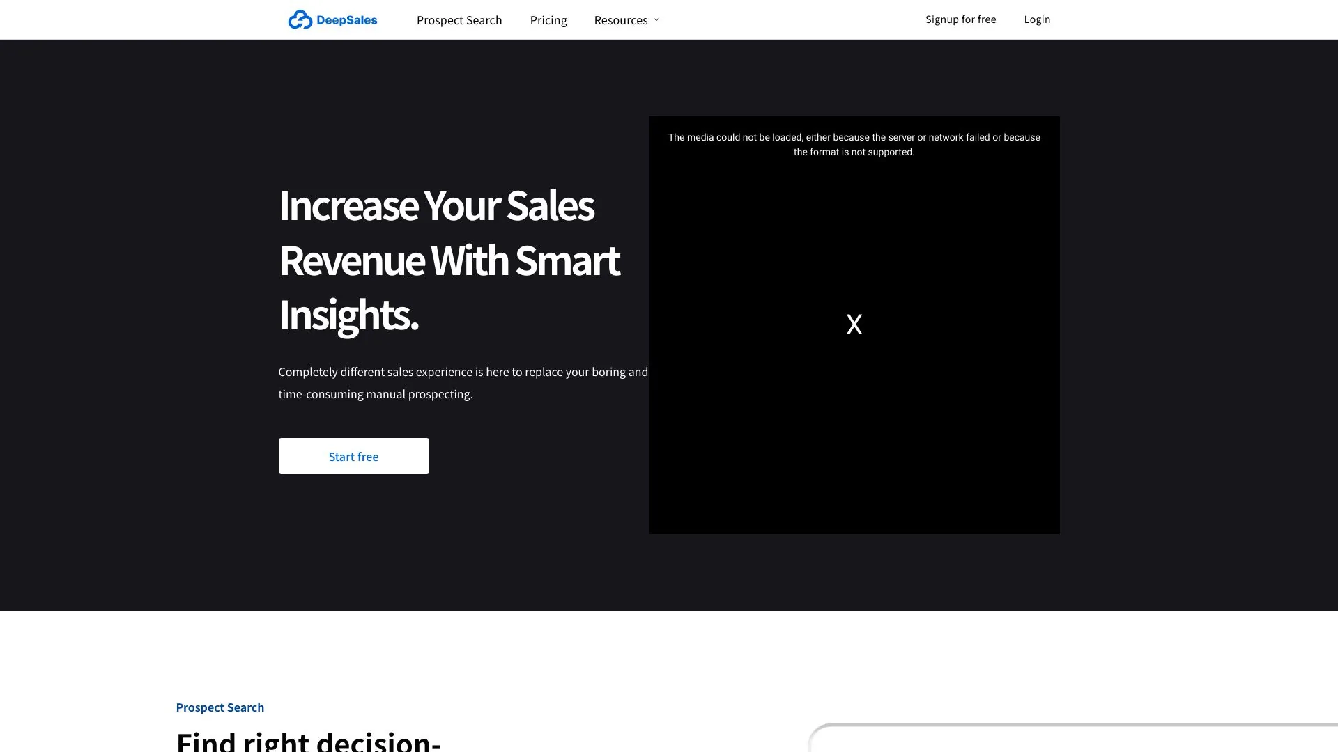 DeepSales screenshot