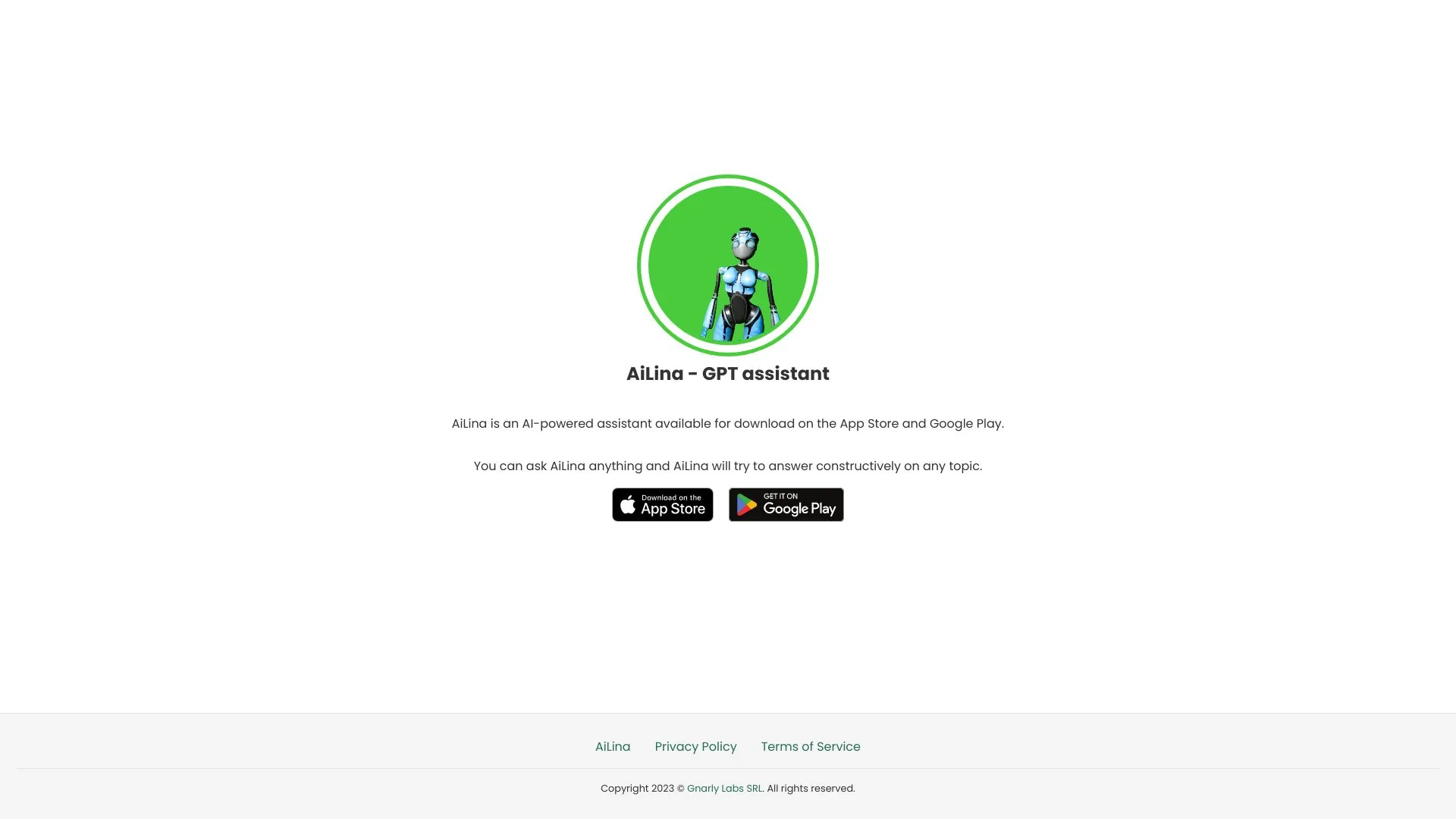 AiLina - GPT assistant screenshot