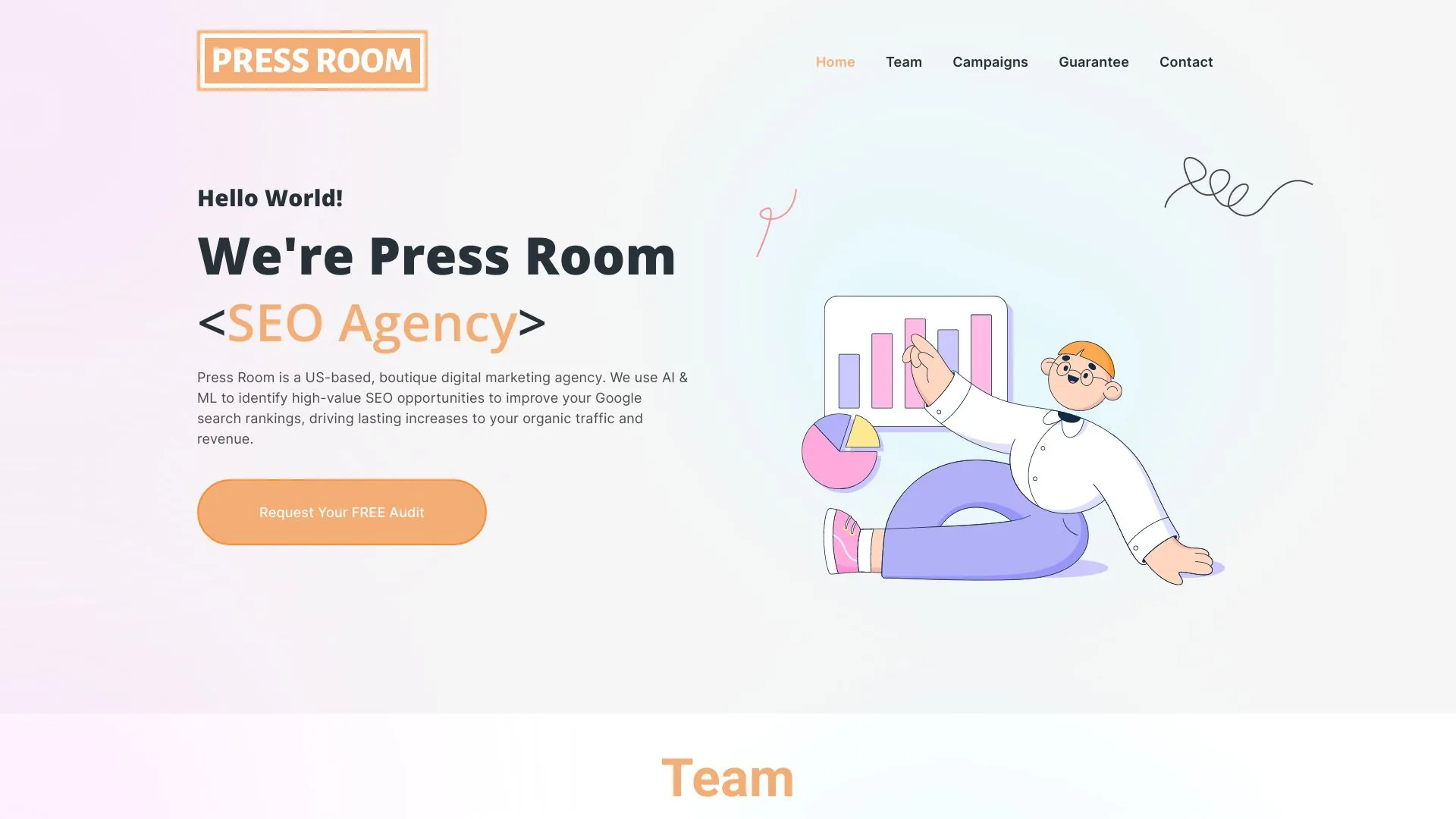 Pressroom screenshot