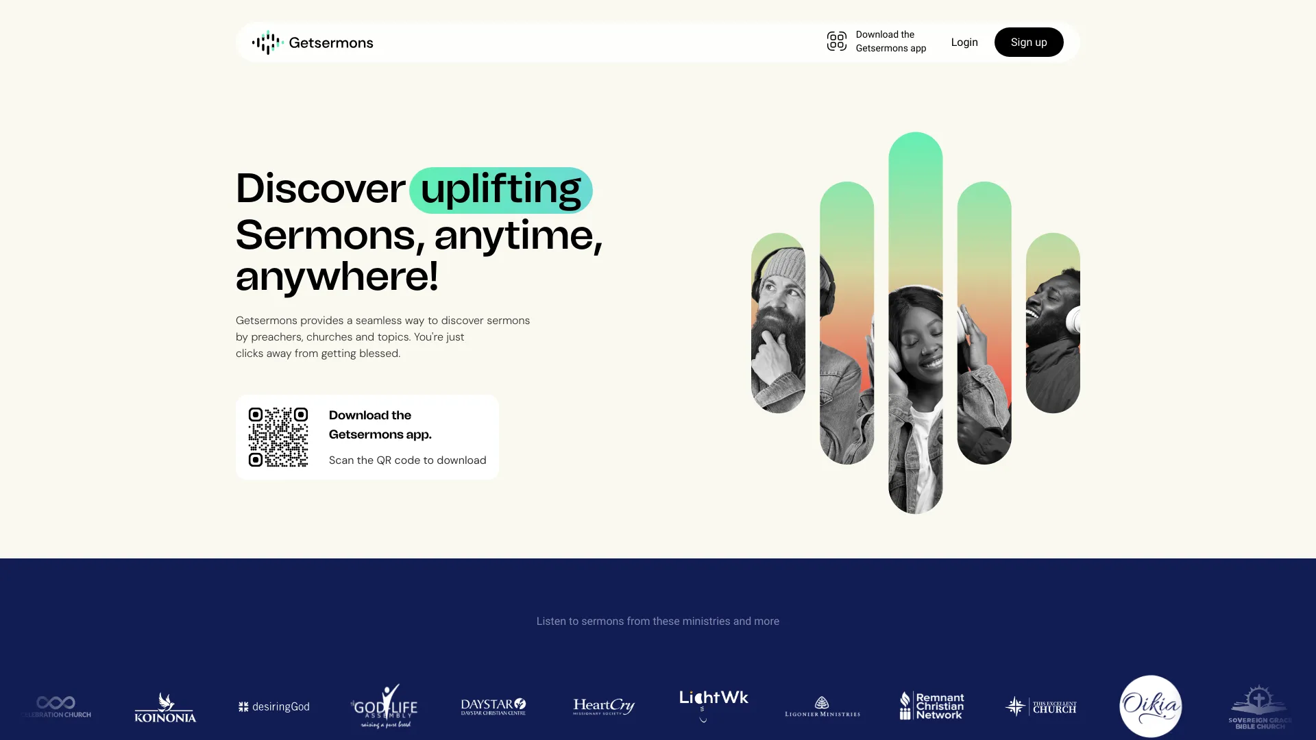 Getsermons screenshot
