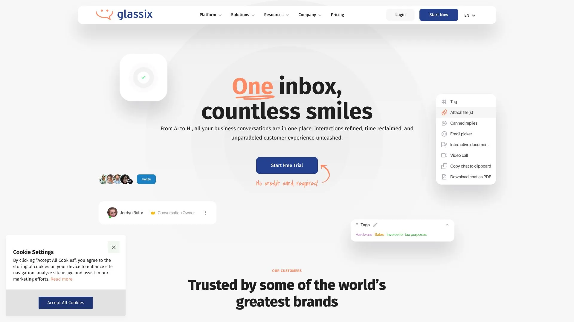 Glassix screenshot