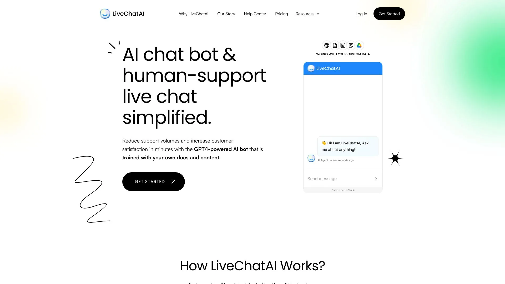 LiveChatAI screenshot