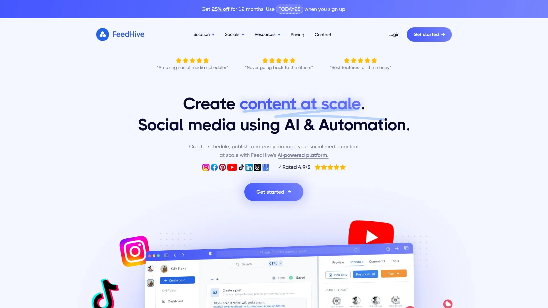 FeedHive screenshot