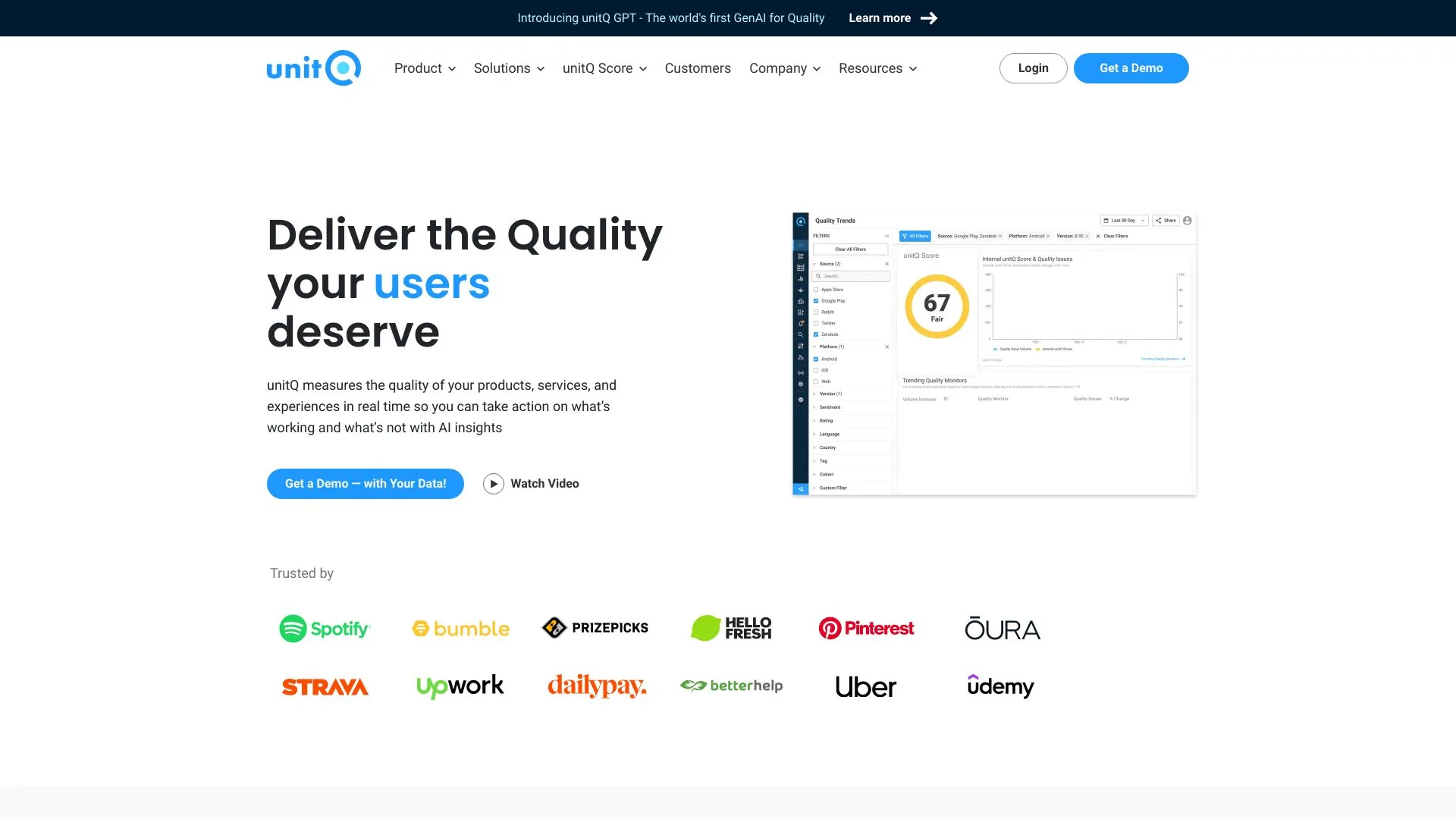 unitQ screenshot
