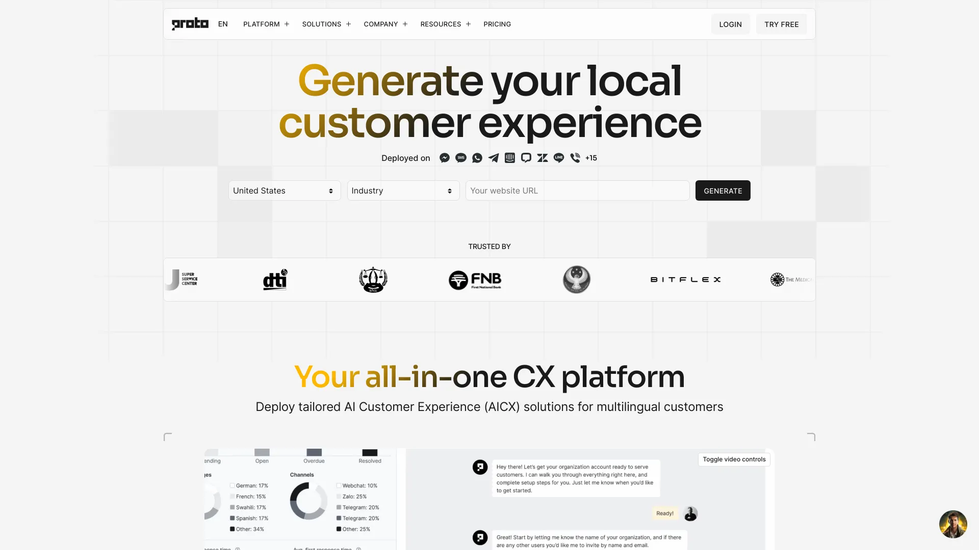 Proto AICX screenshot