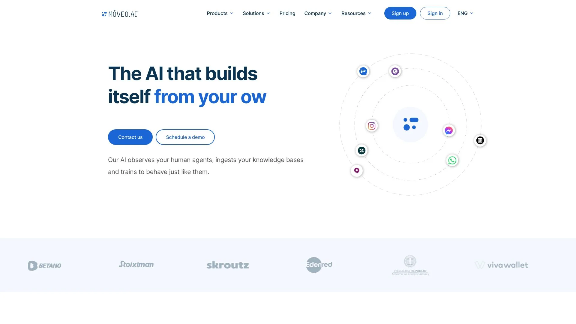 Mοveo AI screenshot