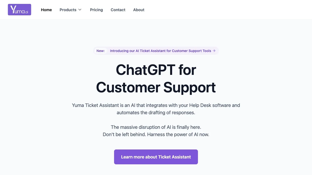 Yuma Ticketing Assistant screenshot