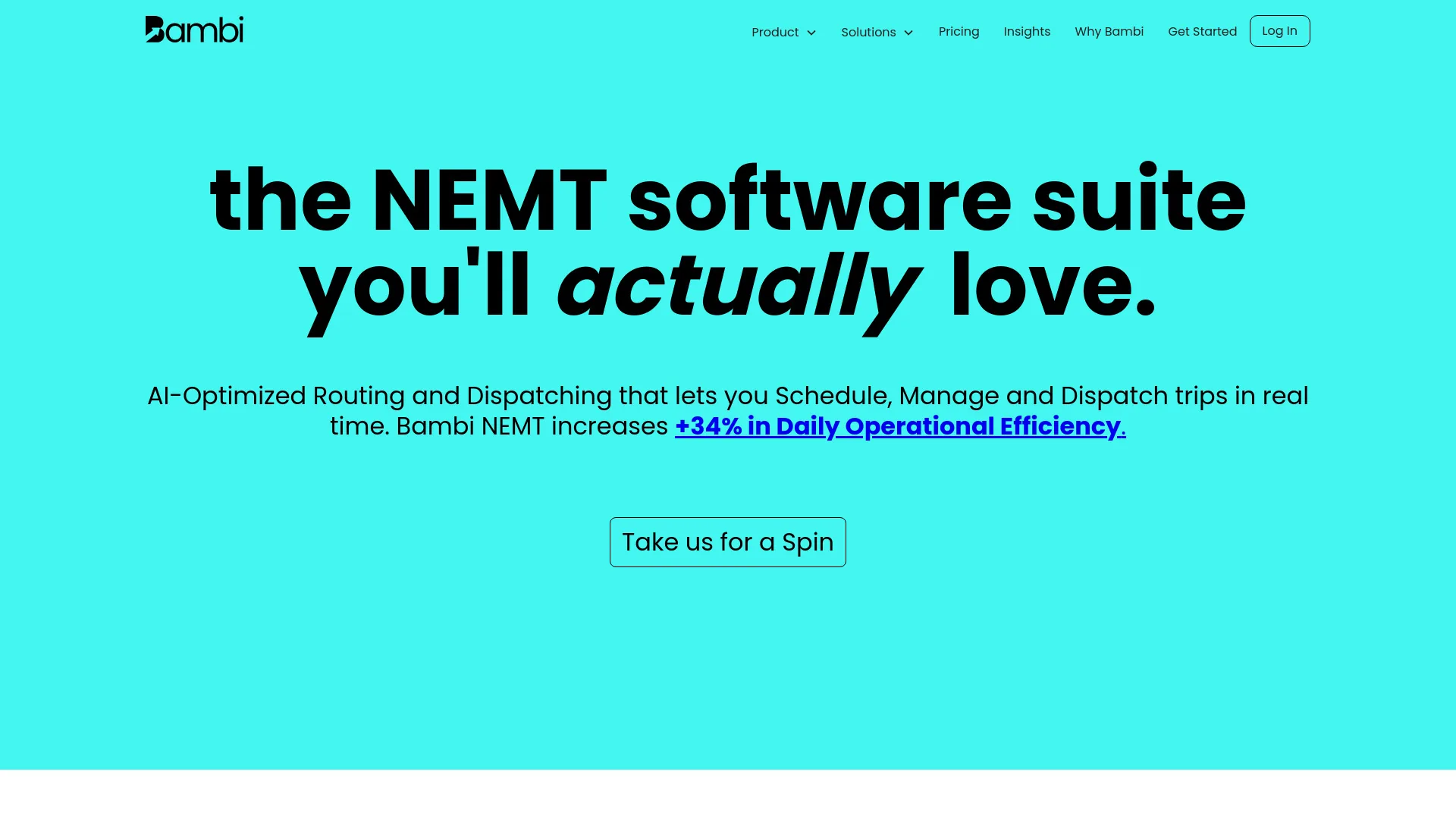 Bambi NEMT Software screenshot