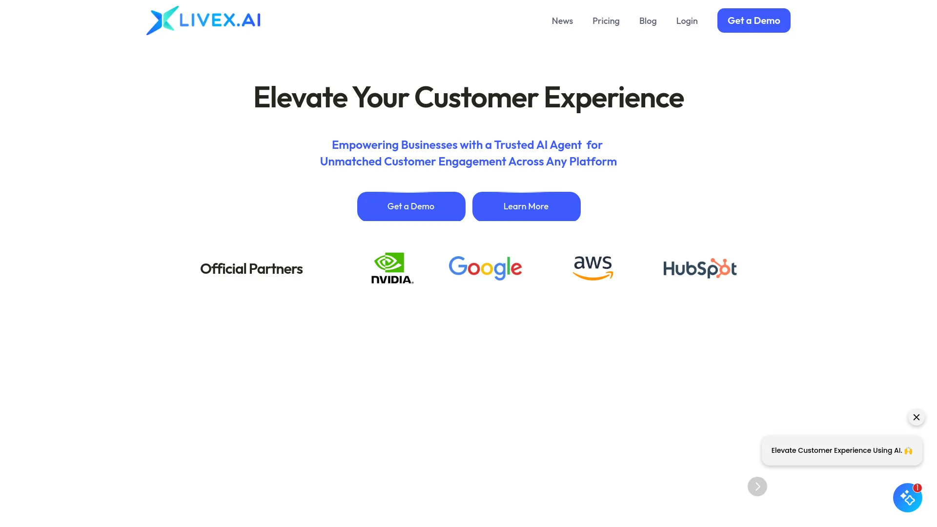 LiveX AI Agent screenshot