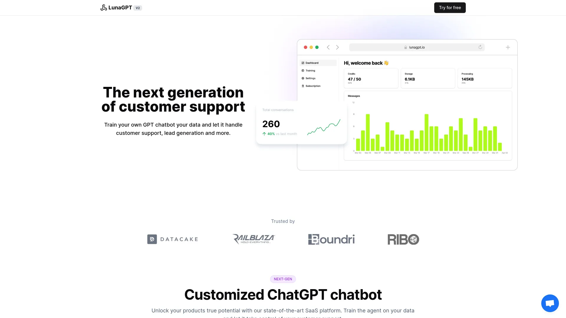 LunaGPT screenshot