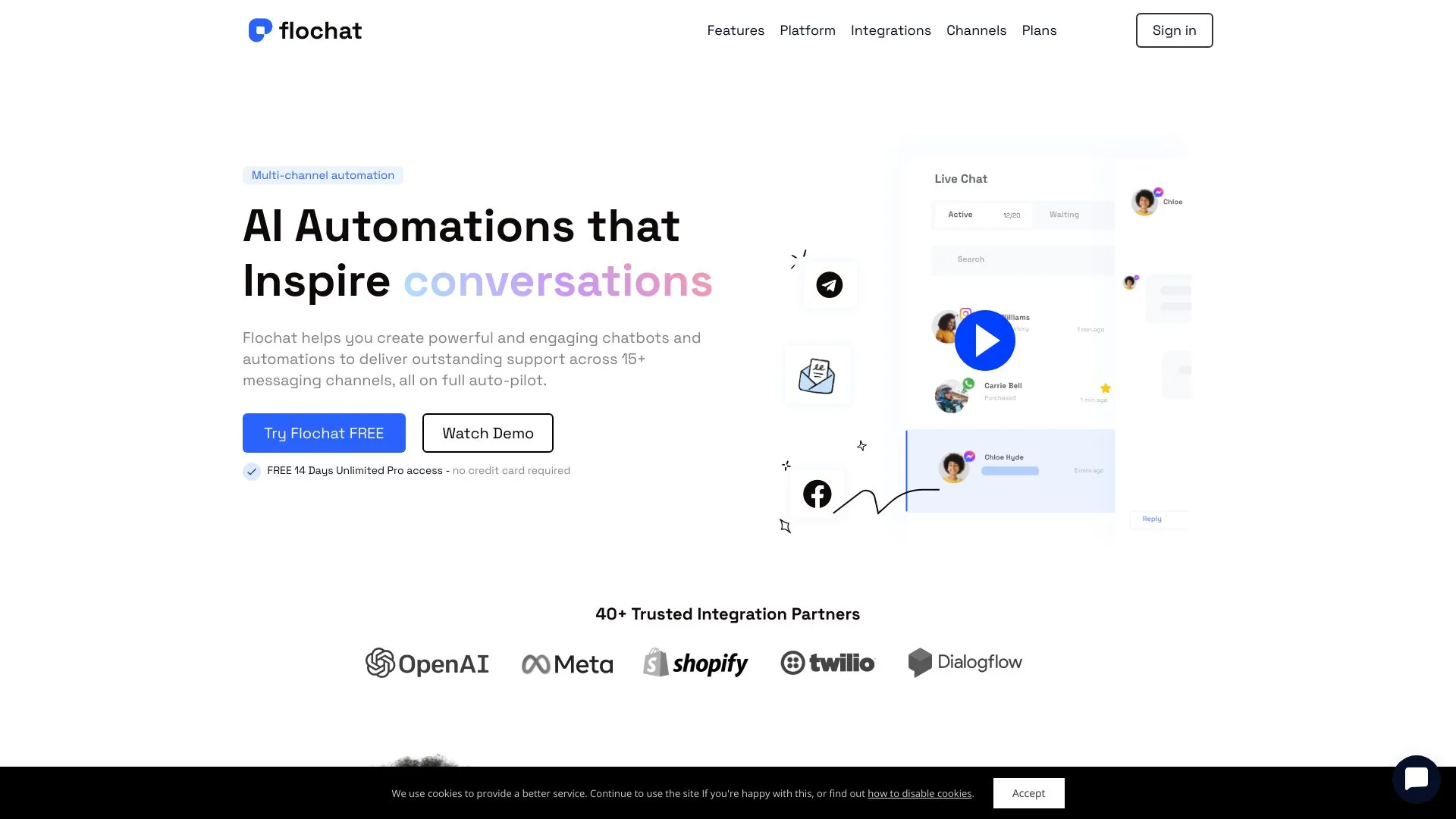 Flochat screenshot