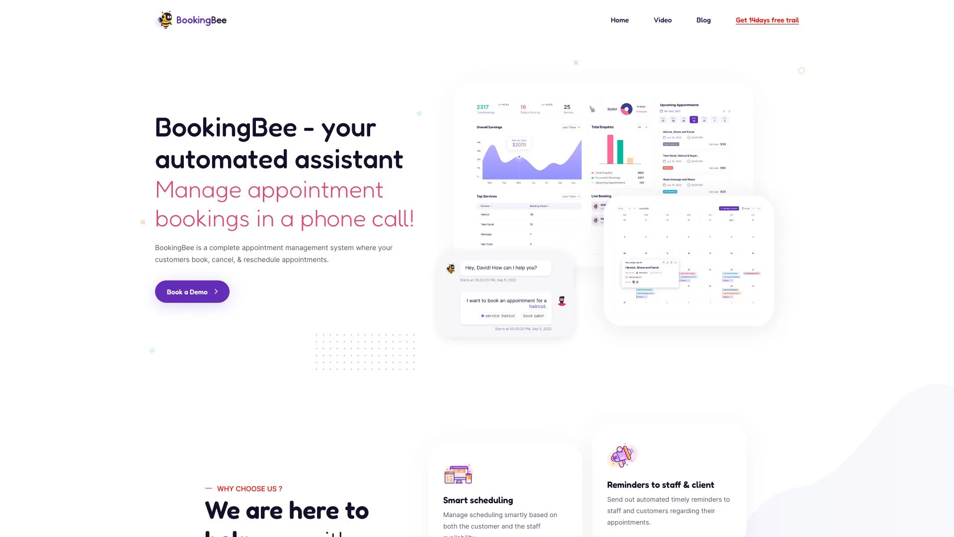 BookingBee screenshot