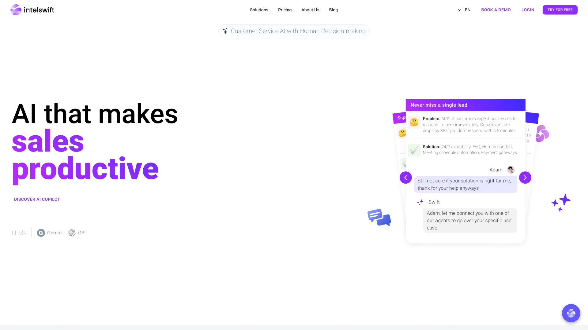 IntelSwift screenshot