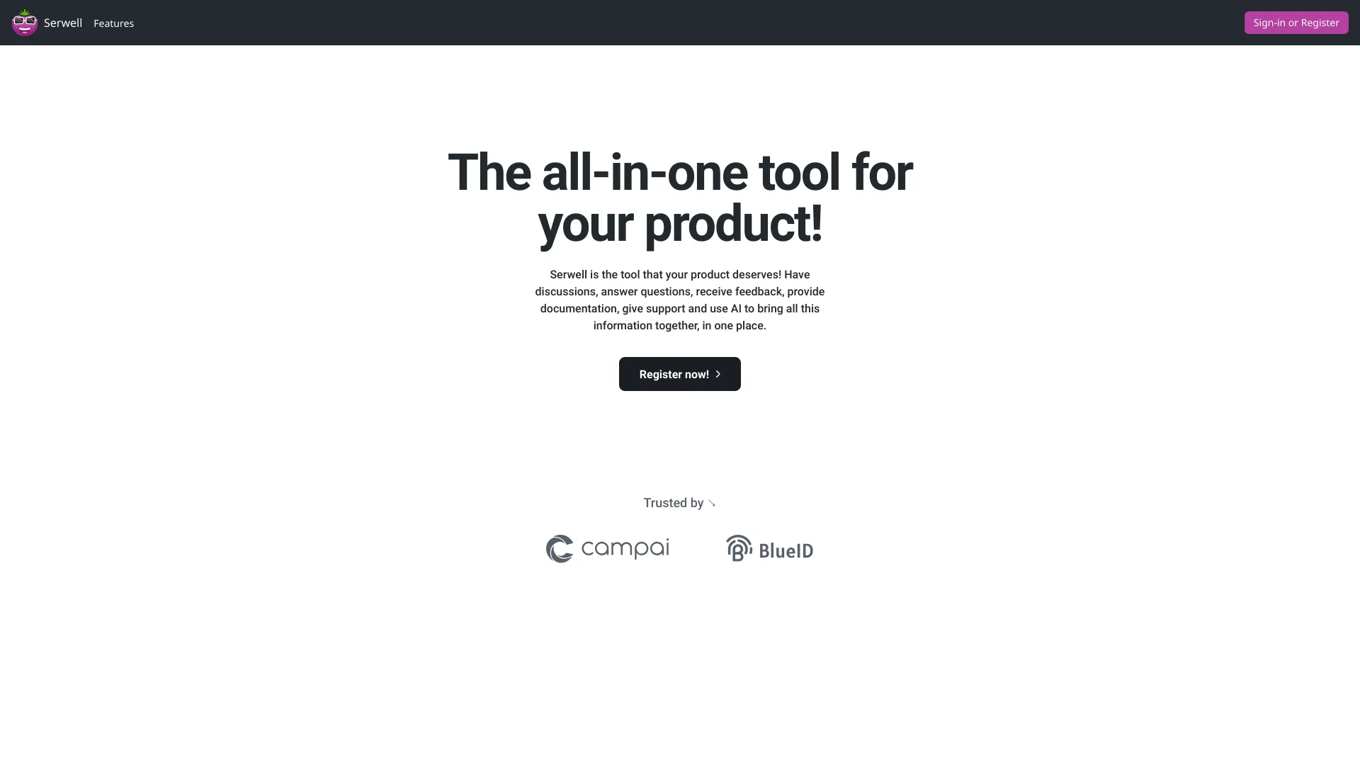 Serwell screenshot