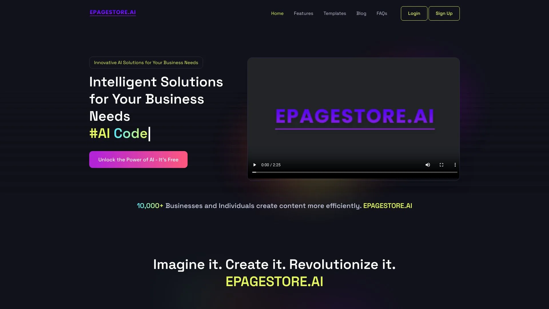 epagestore.ai screenshot