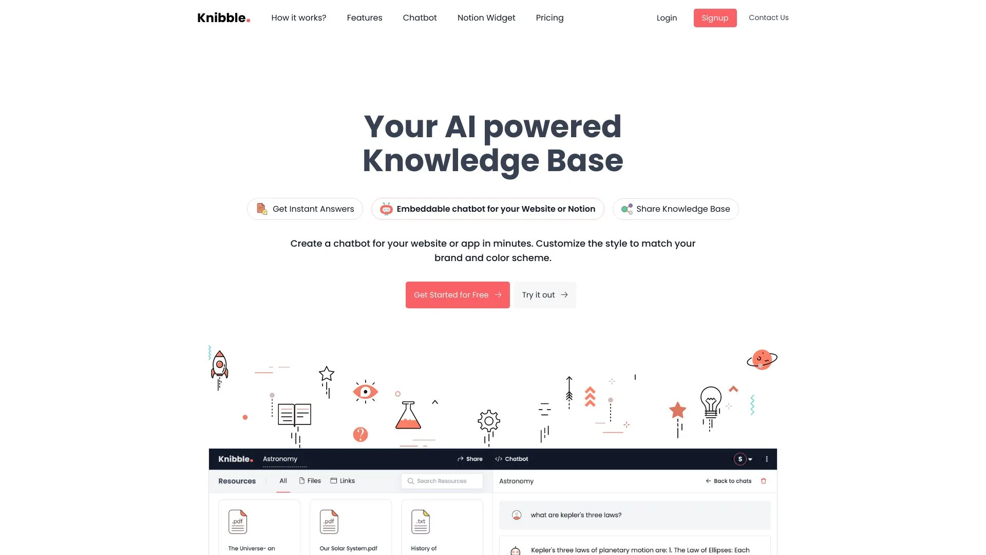 knibble.ai screenshot