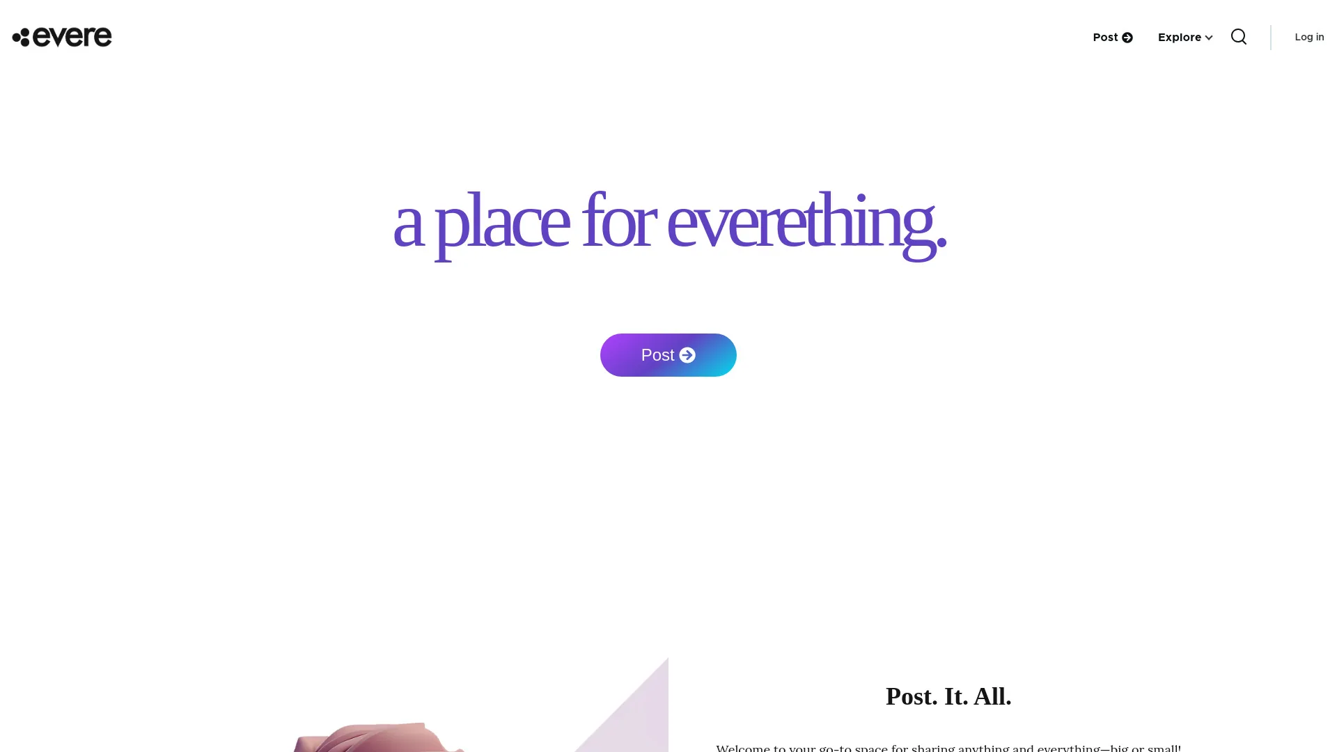 Evere screenshot