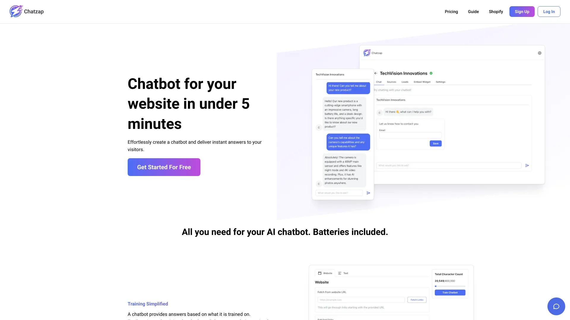 Chatzap screenshot