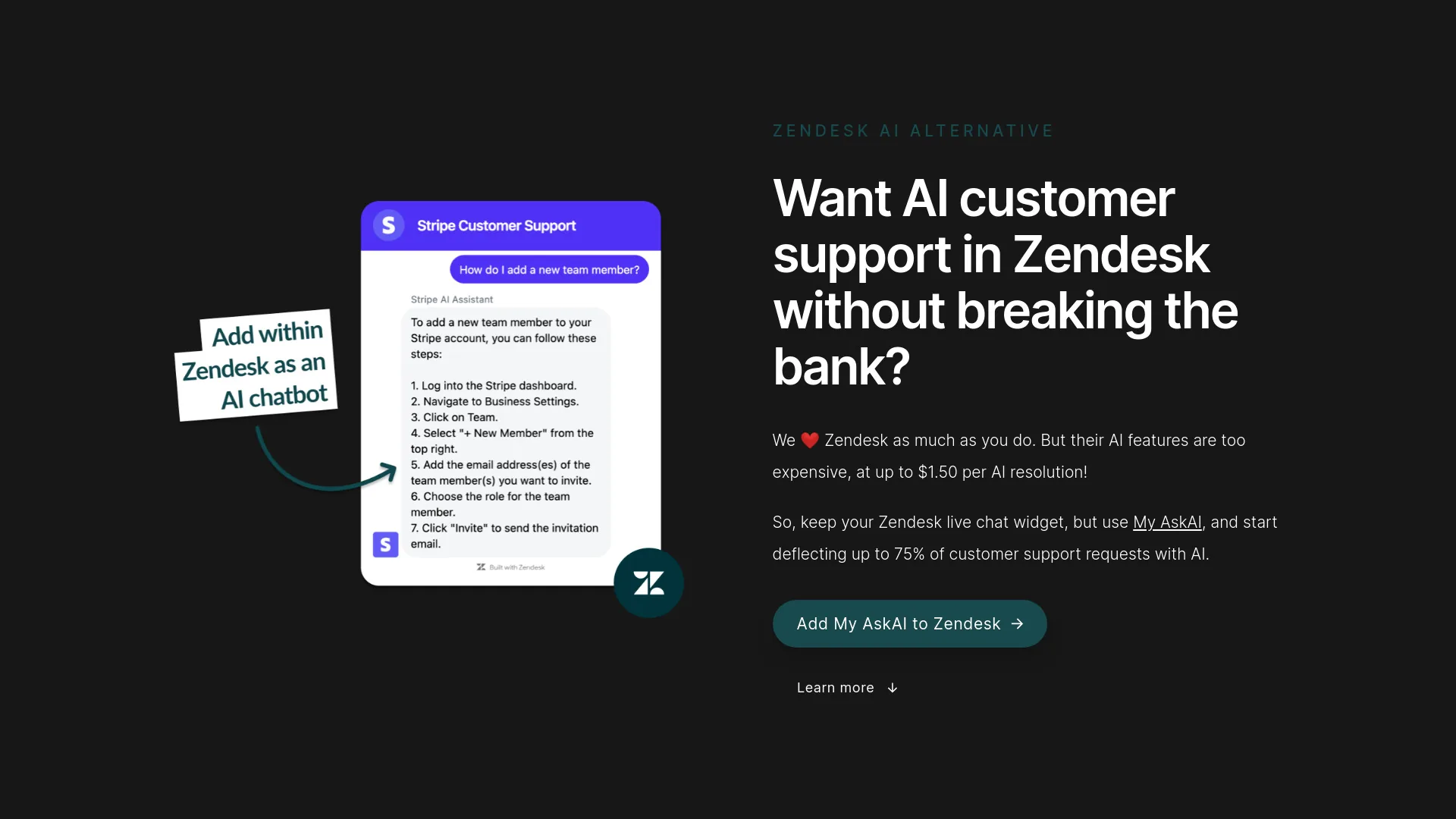 Zendesk AI Alternative screenshot