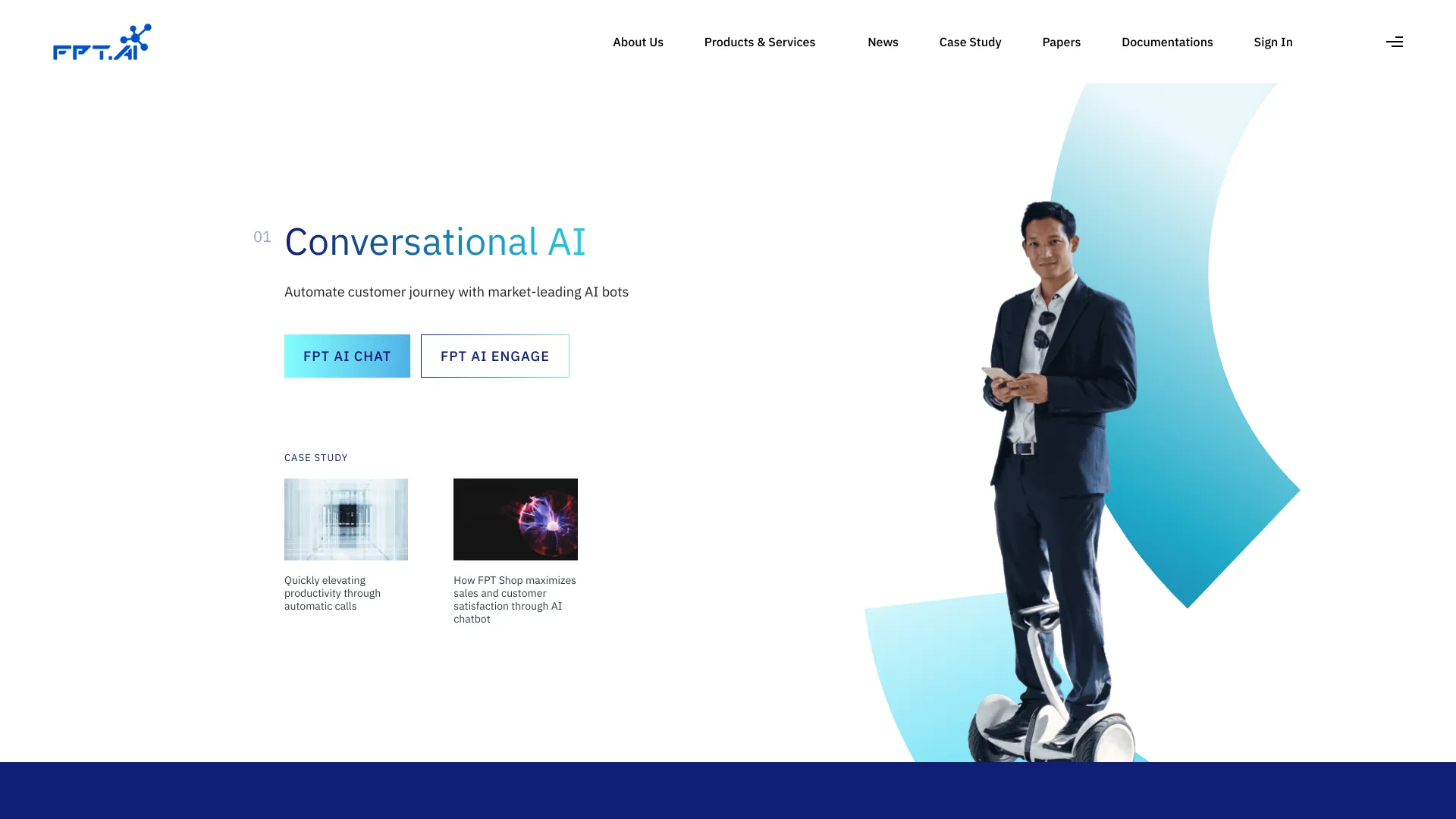 FPT.AI Platform screenshot