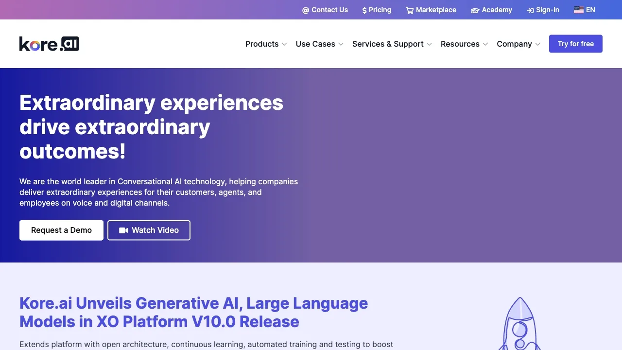 Kore.ai screenshot