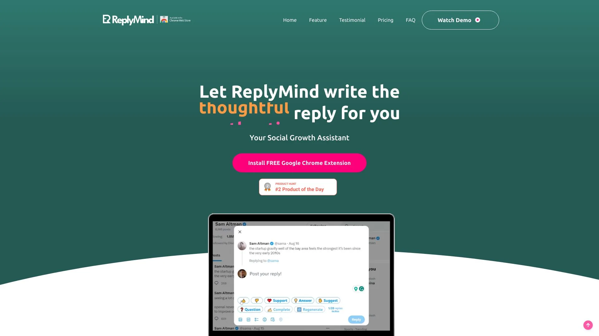 ReplyMind screenshot