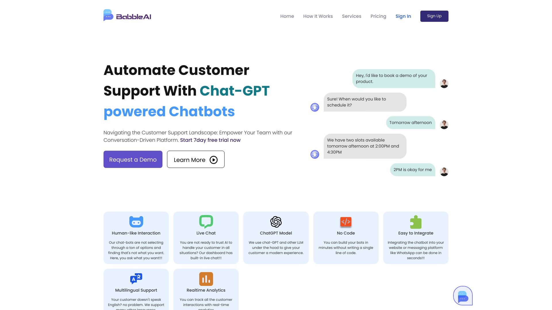 https://www.babble.ai/ screenshot