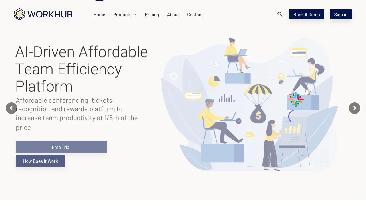 WorkHub screenshot