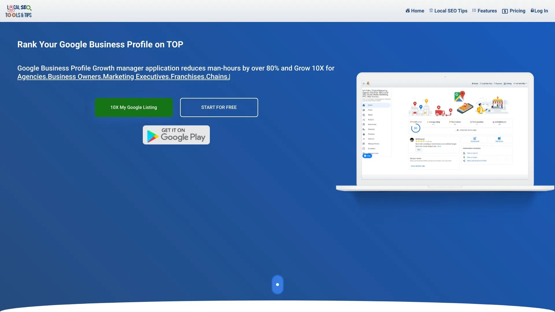 Google Business Profile Growth Manager screenshot