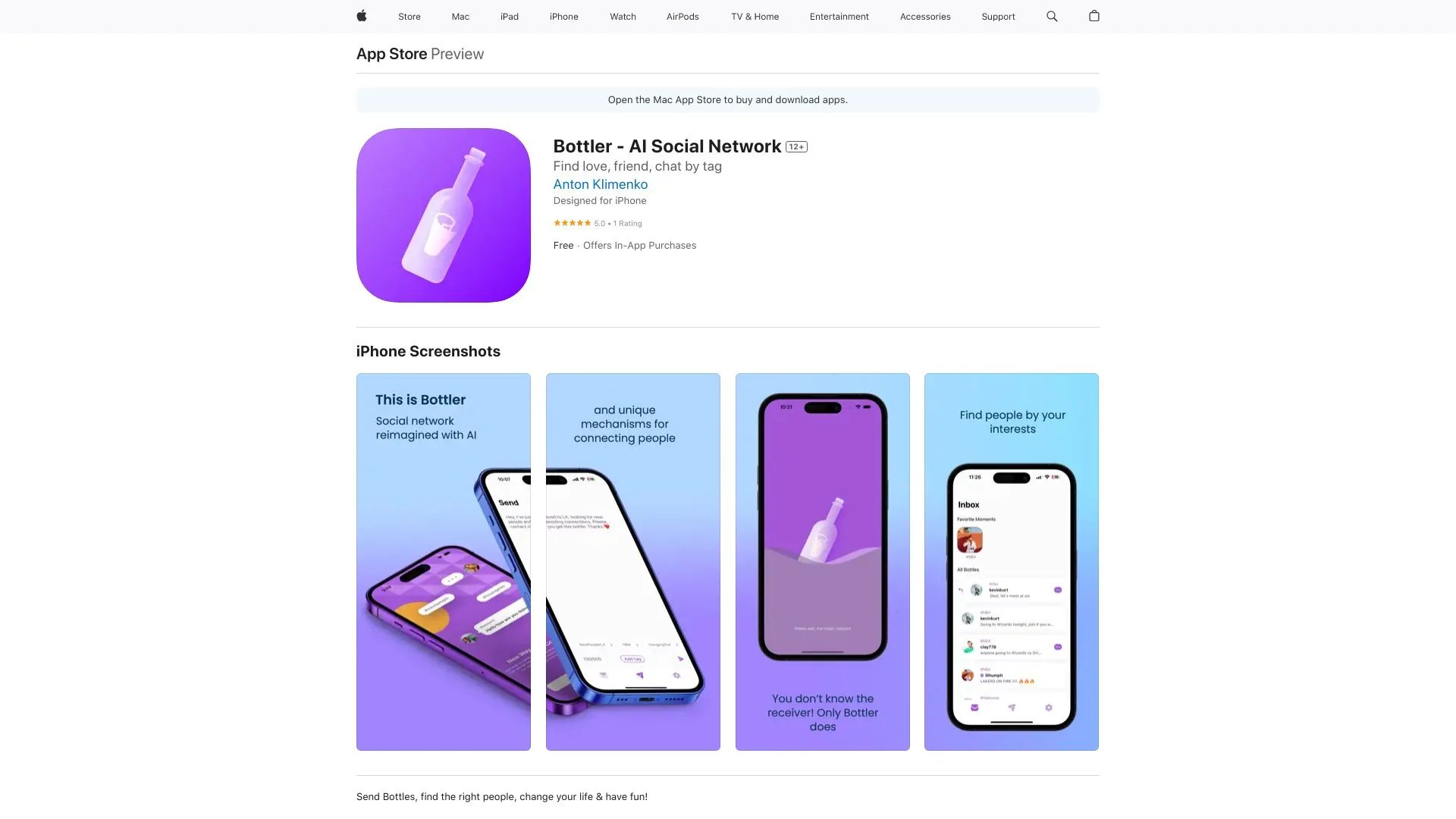 Bottler screenshot