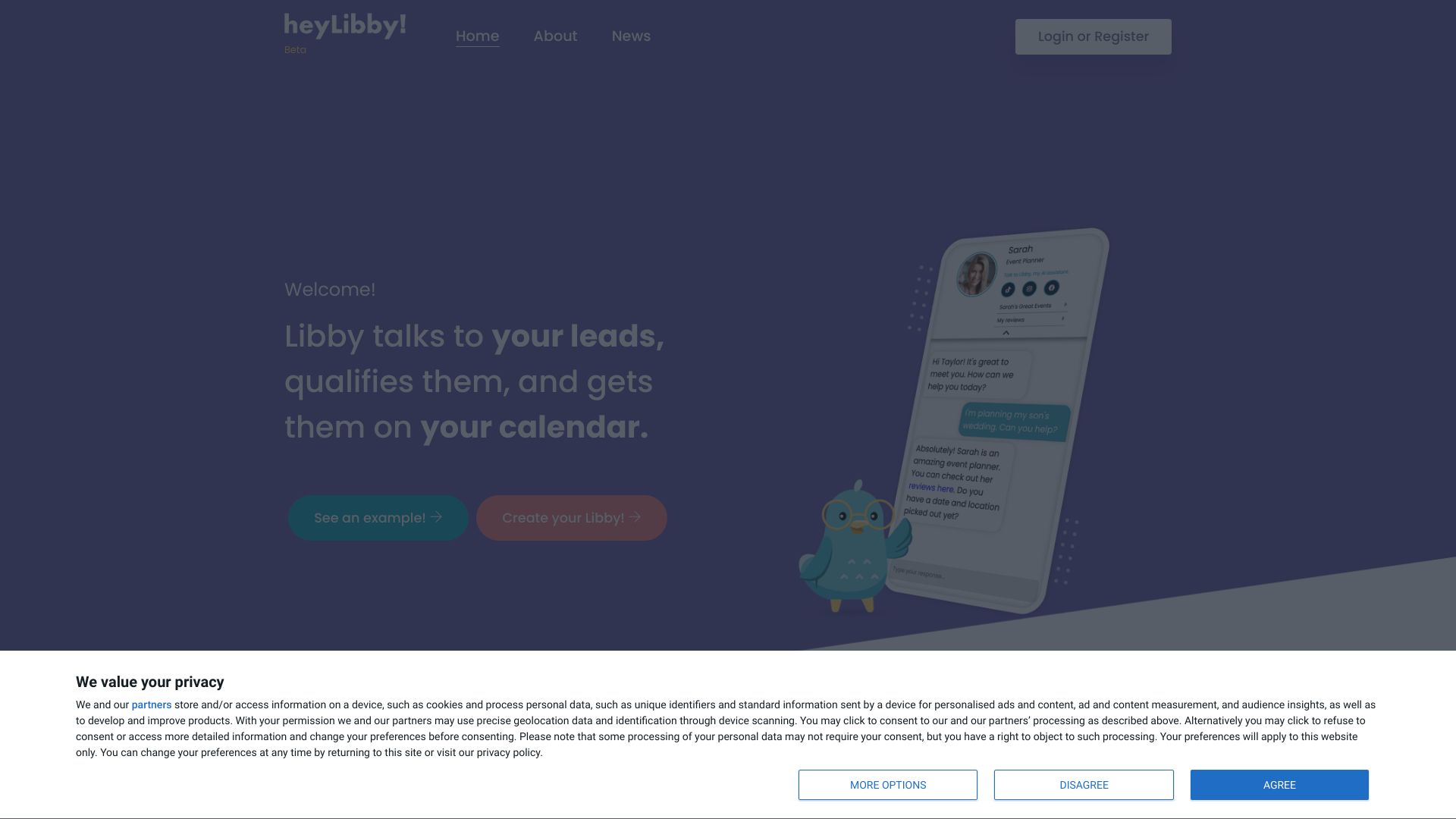 HeyLibby.ai screenshot