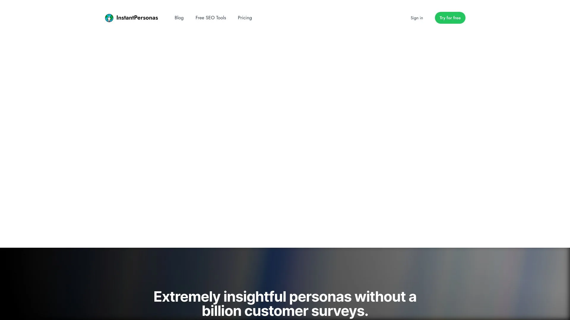 InstantPersonas screenshot