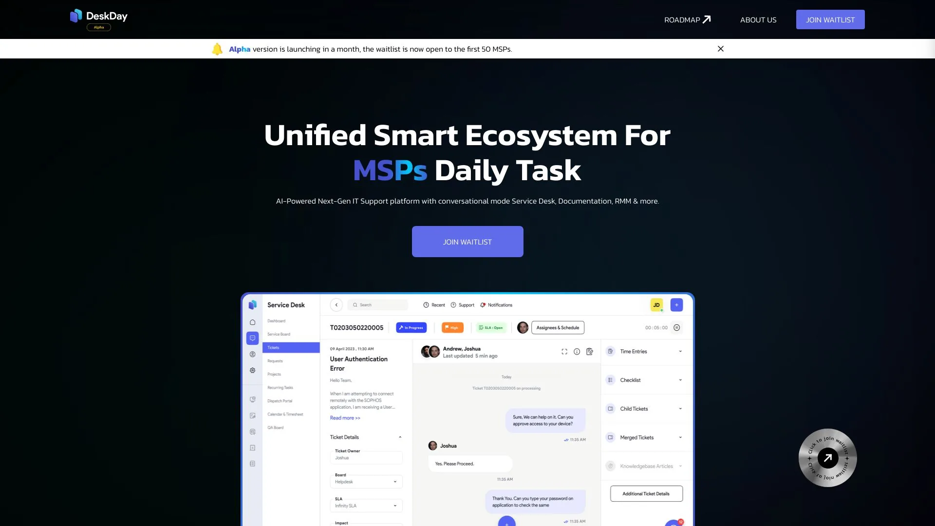 DeskDay screenshot