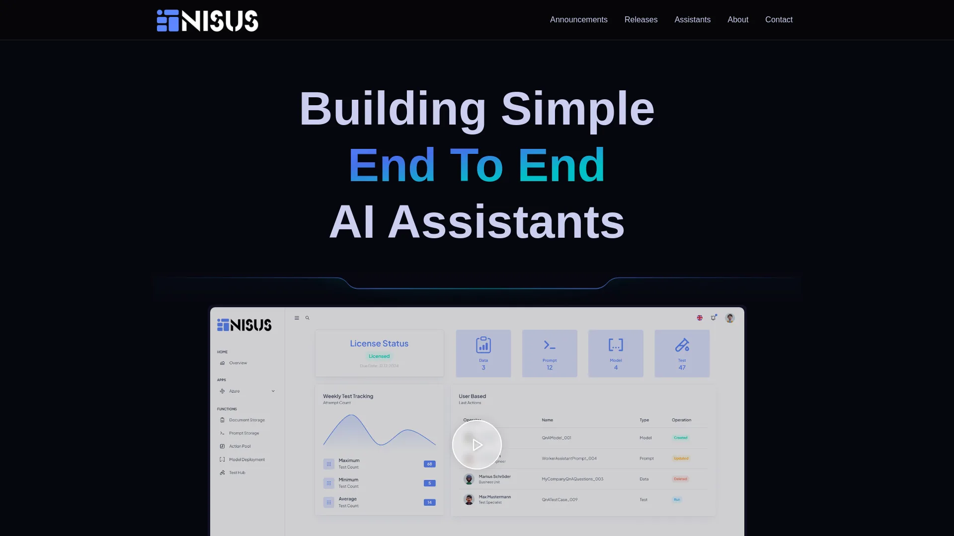 NISUS-AI screenshot