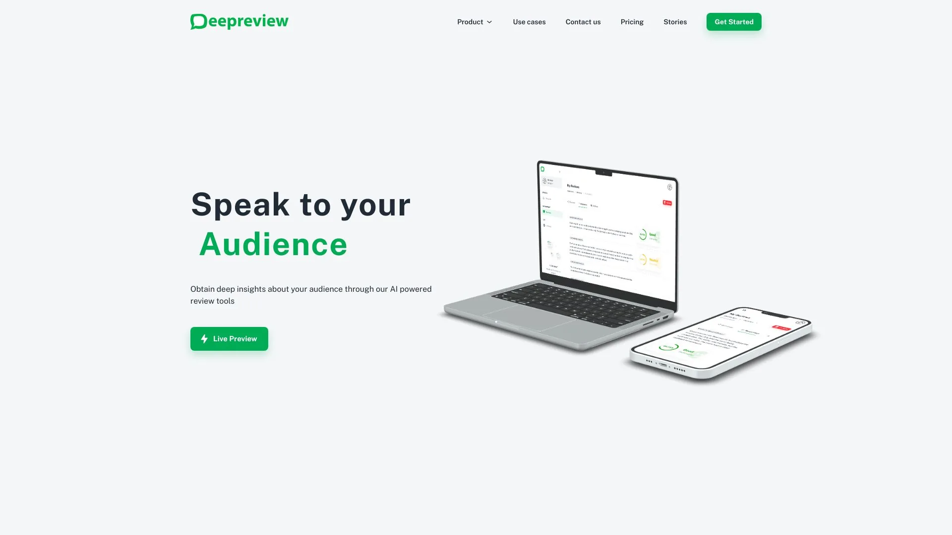 DeepReview screenshot