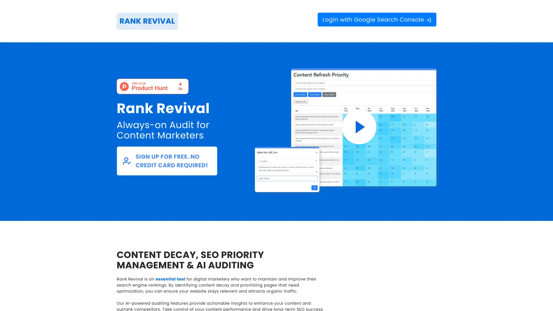 Rank Revival screenshot