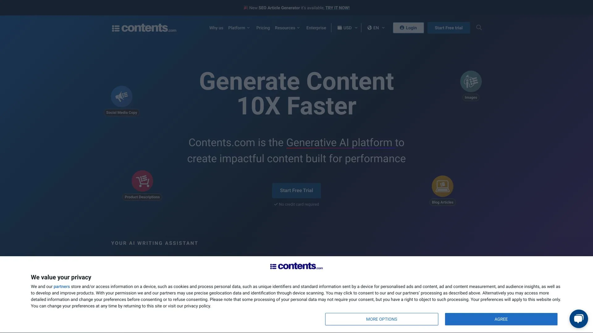 Contents.com screenshot
