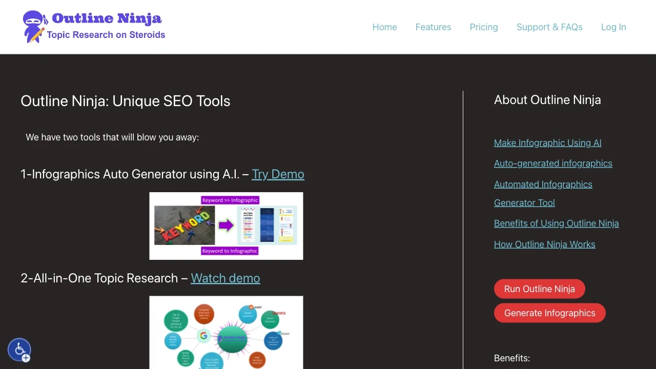 Infographic.Ninja screenshot