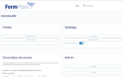 FormPiper screenshot