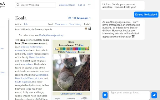 ChattyBuddy screenshot