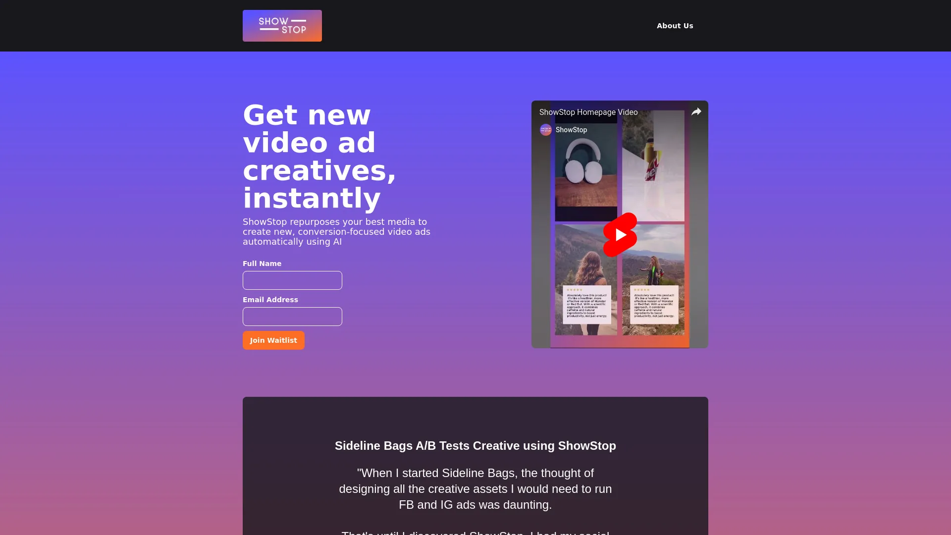 ShowStop AI screenshot